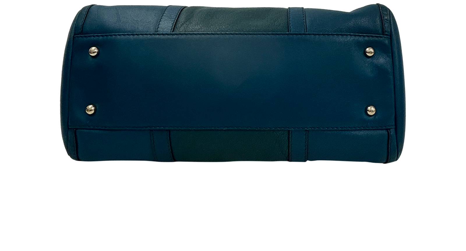 Bowler, 120&euro;, Bolso, Azul, Animal - Piel, Vista superior